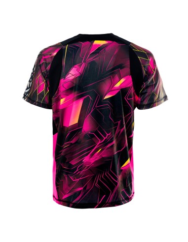 ANDRO SHIRT  NAYTON black/neon pink